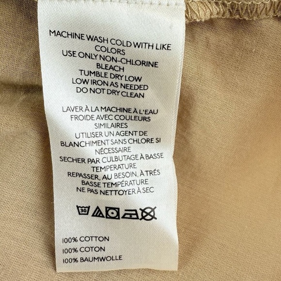 Anthropologie Pilcro Tan Tie Collar Megan dress XXS - Picture 9 of 9